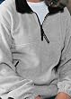 Big Mens Viking Contrasting Trim Fleece Sweatshirt/Jacket by TR Gold« (Big & Tall and Regular Sizes)