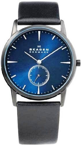 Skagen,Skagen Denmark Mens Watch Steel Black Case & Blue Dial #958XLBLN,Skagen Denmark,958XLBLN,958XLBLN 2218056