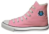 Converse - Converse Chuck Taylor All Star Hi Top Pink East Tennessee State University Logo Canvas