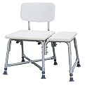 Medline Bariatric Plastic Transfer Bench