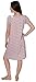 Beverly Rock Women's Cotton Blend Floral Print Short Sleeve Knit Nightgown