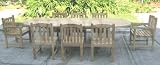 4-5-6' Outdoor Oval Extension Table - Teak