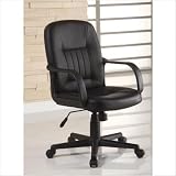 Innovex Leather Executive Chair, Black