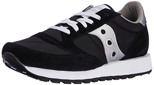 Saucony Originals Men's Jazz Sneaker,Black/Silver,9.5 M