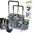 Wii DDR Hottest Party and 2 x Dance Dance Revolution ENERGY Arcade metal dance pads with Handle Bar