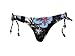 ONeill Black Exotic Print Tunnel Swimsuit Bottom w/Beads M