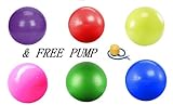 Exercise Fitness Aerobic 65cm Ball for GYM Yoga Pilates Pregnancy Birthing Swiss (Pink)