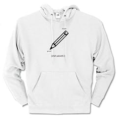 Print Delete Oldschool - Bleistift Kapuzen-Sweat-Shirt