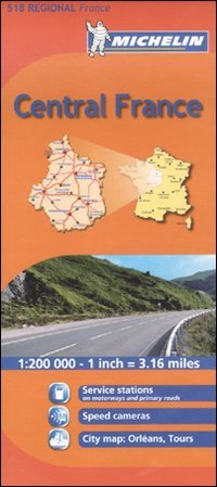 Michelin Map France: Centre 518 (Maps/Regional (Michelin))