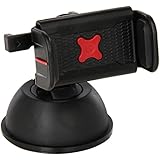 Exogear ExoMount Touch Dashboard Windshield Car Mount for iPhone 6S iPhone 6S Plus, Galaxy S6, Galaxy S6 Edge, Galaxy Note 5, LG G4 Smartphones (Black)