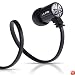 JBuds J4 Rugged Metal In-Ear Earbuds Style Headphones with Travel Case (Obsidian Black)