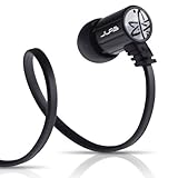 JBuds J4 Rugged Metal In-Ear Earbuds Style Headphones with Travel Case For Apple iPhone / iPod / iPad - Obsidian Black