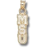 Mississippi State University Vert MSU 5/8 Pendant (Gold Plated)