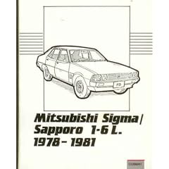 Mitsubishi Owner's Repair Guide: Sigma and Sapporo, 1.6 Litre, 1978 to 1981