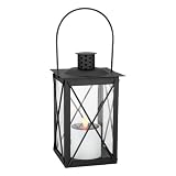EGLO Solar-LED Laterne Schwarz