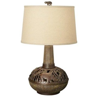 Heart of Africa Table Lamp in Brown