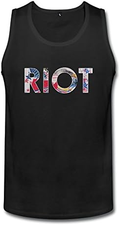 Men Brand New Riot Funny Vintage Style Tank Top Shirts