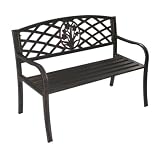 Eigenschaften   / Edle Gartenbank Cambridge aus Metall, bronze-antik