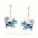 Blue Dog Earrings from the Artazia Collection #334BL NE