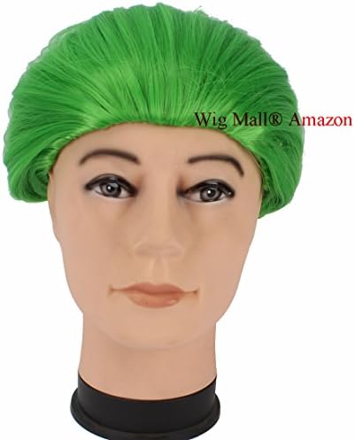 Wig Mall Cosplay Wig Suicide Squad Batman Joker Men Synthetic Short Straight Green
