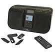 Merkury MICR1010 Am/fm Alarm Clock Radio Speaker System for Ipod in Black