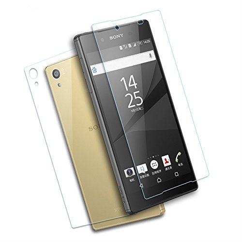 Sony Xperia Z5 Premium Screen Protector,SEVENMOREÂ® (Front + Back) Premium Tempered Glass Screen Protector,2.5D Round Edge/9H Hard/Anti-scratch/Shatterproof/High Response For Sony Z5 Premium (5.5")