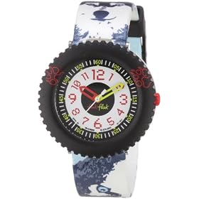 Flik Flak - FPS032 - Montre Gar�ons - Quartz - Analogique - Bracelet cuir Rose