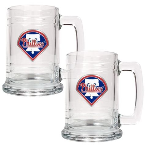 Philadelphia Phillies Set of 2 Beer Mugs
