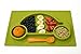 Galaxy 1 Piece Car Silicone Placemat & Tray, Green
