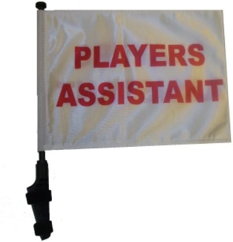 SSP Flags Players Assistant Golf Cart Flag EZ On & Off Bracket