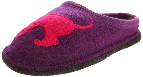 Haflinger Women's Doggy Violet Slipper