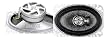 Absolute PRO1463 Pro Series 4" x 6" 3-Way 700 Watts Car Speakers