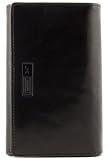 JMC Black Italian Leather Ladies Purse In Gift Box (Zip)