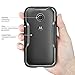 SUPCASE Motorola Moto E Case - Unicorn Beetle Premium Hybrid Protective Case (Frost Clear/Black, XT 1021 2014 Version)