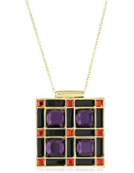 kate spade new york "Levitt Squares" Mulit-Colored Pendant Necklace