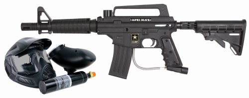 Tippmann US Army Paintball Alpha Black Tactical Edition Powerpack