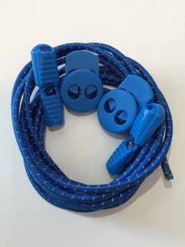 EREV Sport 3M No Tie Tri Elastic Shoelaces Triathlon (Royal Blue)