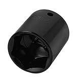 uxcell 6-ポイントソケット　アクスルナット　12.7mmスクエアソケット　クロムバナジウムスチール　磁気　32mm六角サイズ