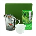 Japanese Tea Mug with Strainer & Tea - Tea Infuser Cup / Sakura