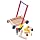 Dominoes Wooden Baby Walker With Building Blocks