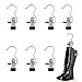Ilyever Set of 8 Laundry Hooks Pins Boot Hanger Hold Hanging Clips Home Travel Portable