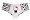 Hello Kitty - Black and White Bikini Panty for women - Small