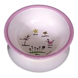 Suction Bowl Baby Cie Ballerine: Pink Ballerina Melamine Colorful Melamine Dinnerware with wording