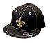 New Orleans Saints Black Conflict Fashion Fitted Hat / Cap
