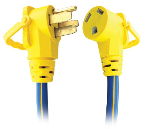 16-00505 50-30 Amp Right Angle Adapter with E-Zee Grip (Discontinued by Manufacturer)