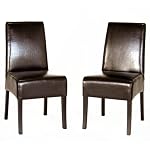 Deals for Baxton Studio Eligio Leather Dining
