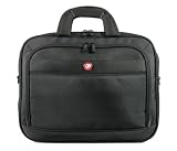 Port Manhattan 15.4 inch Toploading Design 1680D Ballistic Nylon Laptop Bag - Black