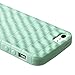 iPhone SE Case, Insten TPU Rubber Skin Case compatible with Apple iPhone 5SE / 5S 5, Mint Green 3D Wave