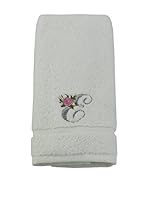 Bottega Tessile Toalla De Manos Monogram (Gris Claro E)