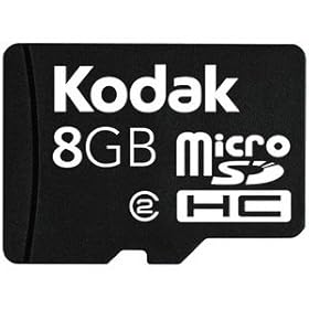 SECURE DIGITAL, 8GB MICRO, KODAK